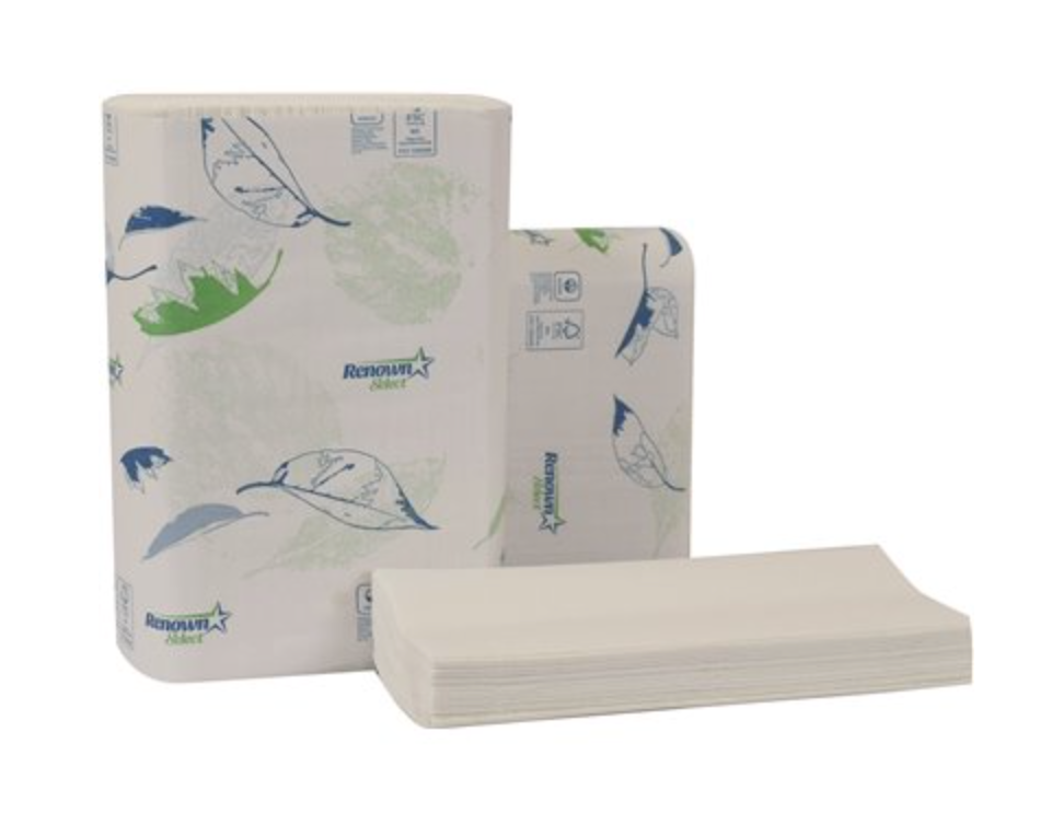 Renown White Advanced Multi-Fold Paper Towels - 250 Count