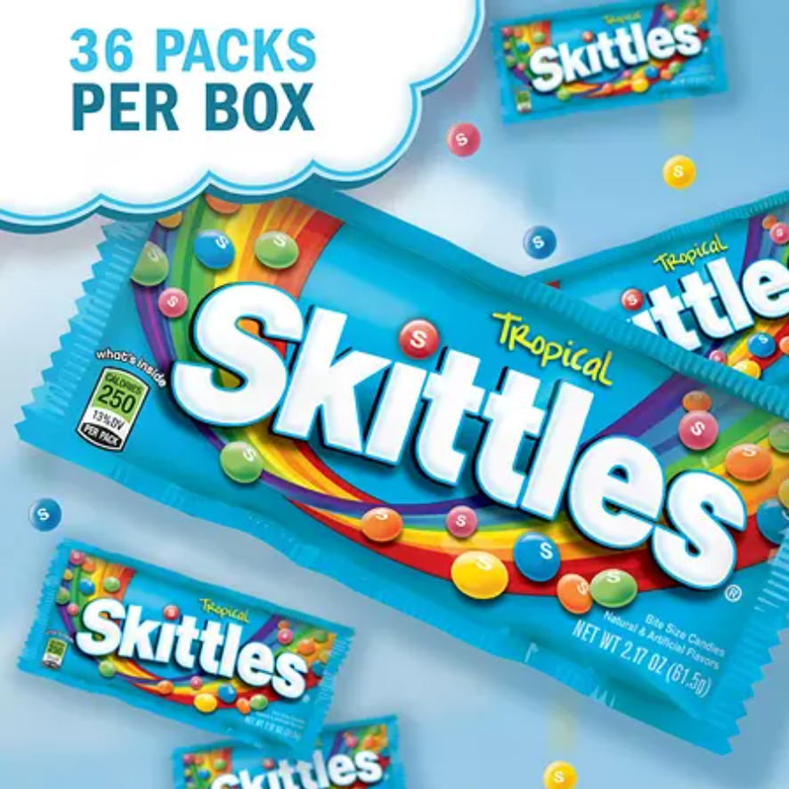 Skittles Tropical Candies - 36pk