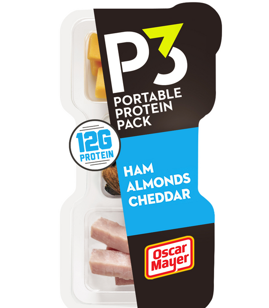 P3 Protein Pack - Ham, Almonds & Cheddar - 10pk