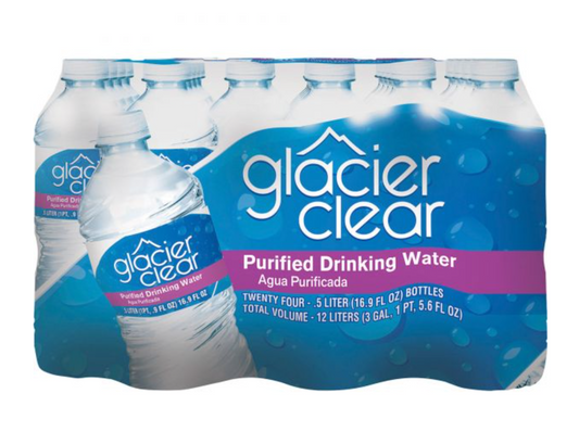 Glacier Clear Water Bottles - 24pk