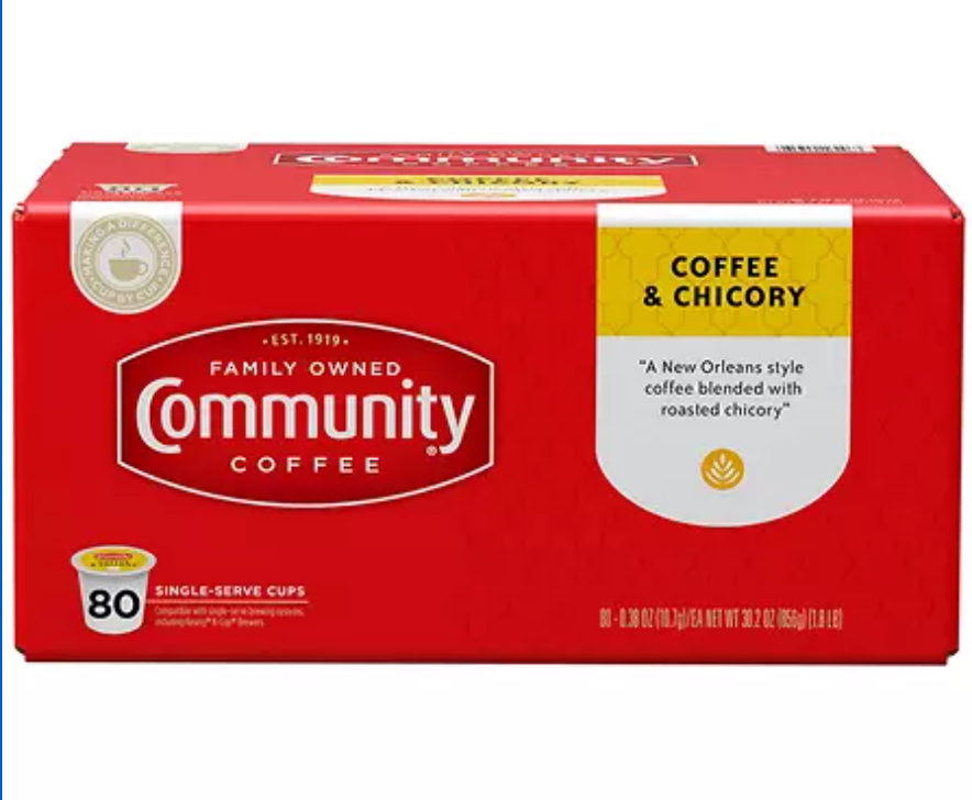 Community Coffee - Coffee & Chicory K-Cups- 80ct – Company Coffee Shop ...