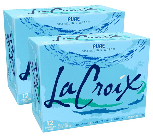 La Croix Pure Sparkling Water - 24pk