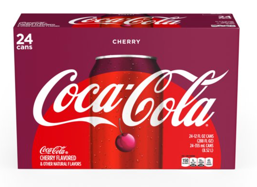 Cherry Coca-Cola Can Soda - 24pk