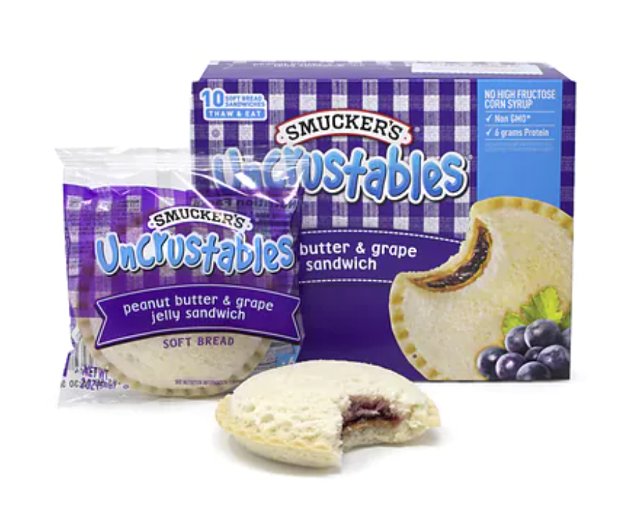 Smuckers Uncrustables - PB & Concord Grape Jelly - 10ct