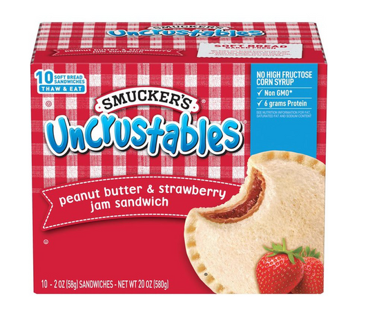 Smuckers Uncrustables - PB & Strawberry Jelly - 10ct