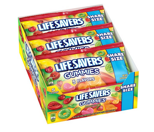 Lifesavers Gummies Share Size - 15ct