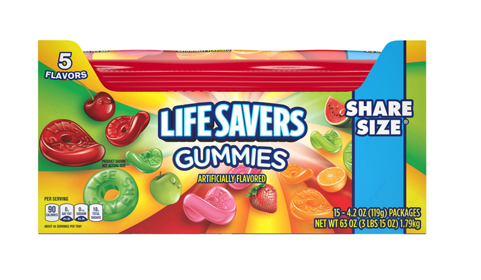 Lifesavers Gummies Share Size - 15ct