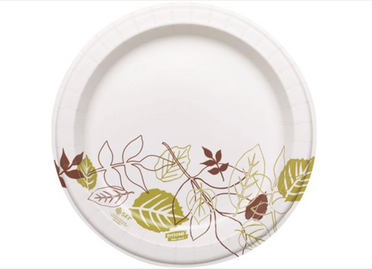 Dixie Ultra 10 in. Pathways Heavy-Weight Paper Plates (4-Packs Per Case, 125-Plates Per Pack)