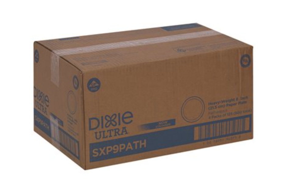 Dixie Ultra 10 in. Pathways Heavy-Weight Paper Plates (4-Packs Per Case, 125-Plates Per Pack)