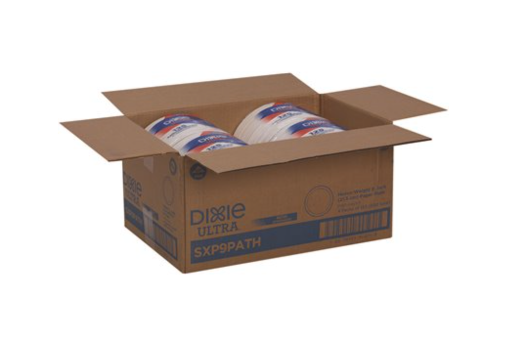 Dixie Ultra 9 in. Pathways Heavy-Weight Paper Plates (4-Packs Per Case, 125-Plates Per Pack)