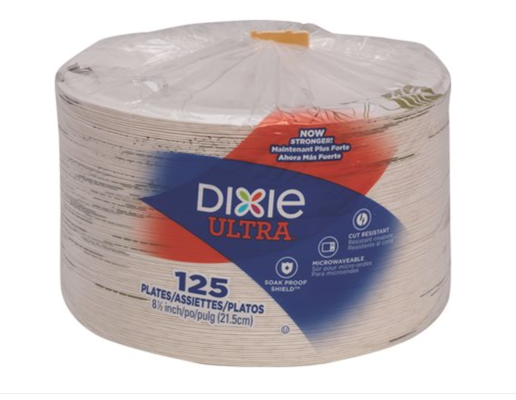 Dixie Ultra 10 in. Pathways Heavy-Weight Paper Plates (4-Packs Per Case, 125-Plates Per Pack)