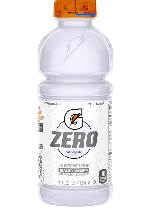 Gatorade Zero - Glacier Cherry - 10oz; 24pk
