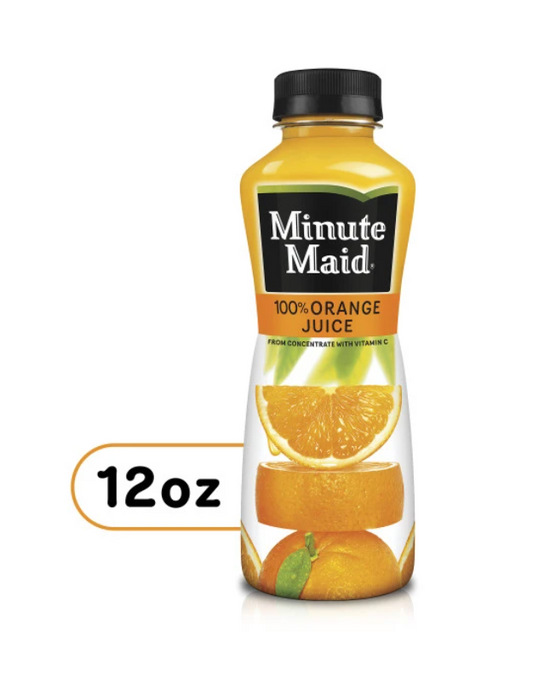 Minute Maid Orange Juice - 12oz; 24pk