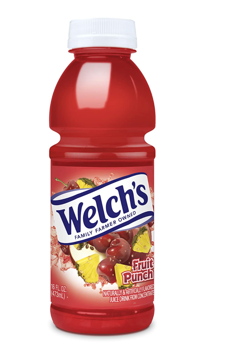 Welch's Fruit Punch - 16oz; 12pk