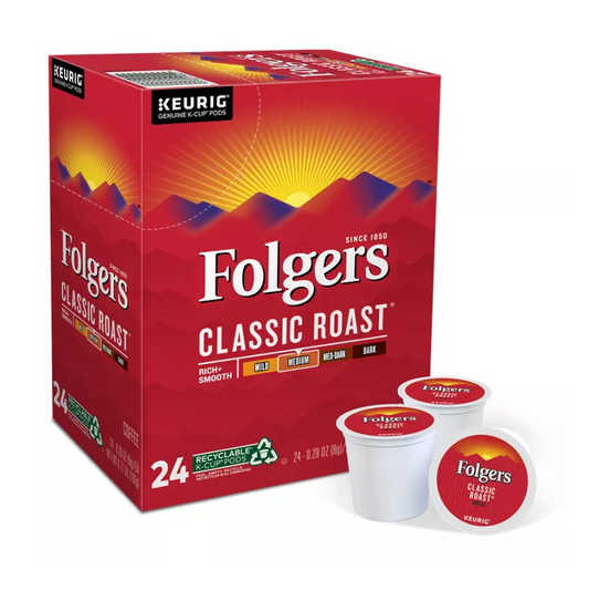 Folgers Classic Roast K-Cup - 24ct