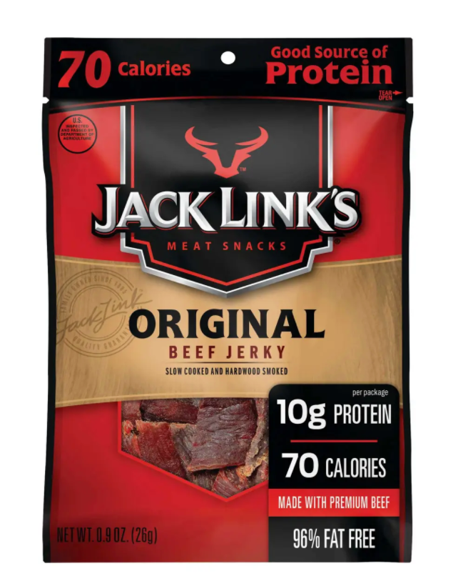 Jack Links Beef Jerky 70 Calorie Pack - Original - 48ct