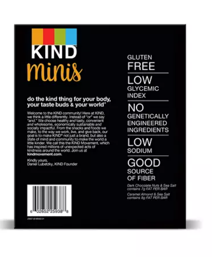 Kind Mini Bars Variety Pack - 32ct