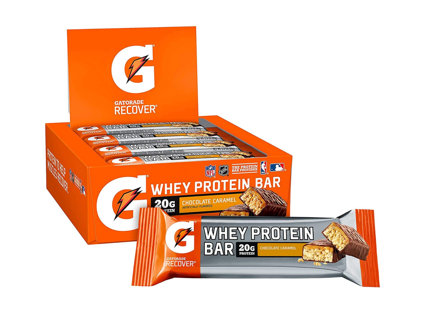 Gatorade Protein Bars - Chocolate Caramel - 12ct