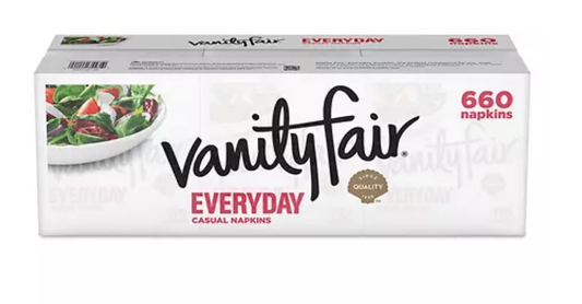 Vanity Fair Everyday Napkins - 660ct