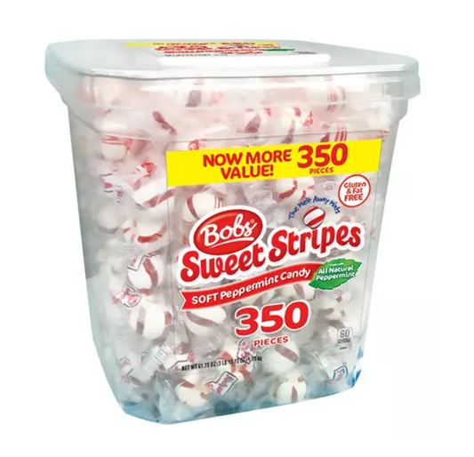 Bob's Sweet Stripes Peppermints - 350ct