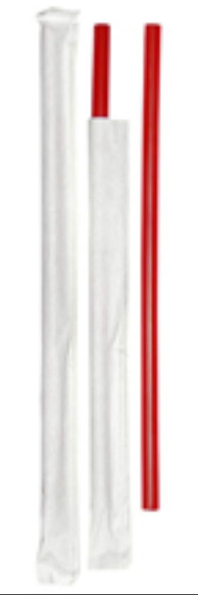 5.75" Red Wrapped Stir Sticks