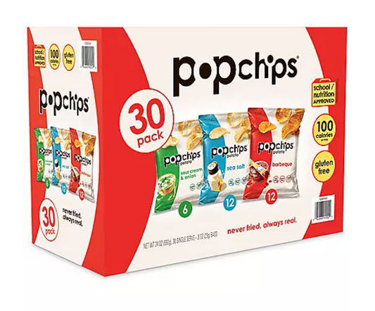 Pop Chips Variety Pack - 30pk