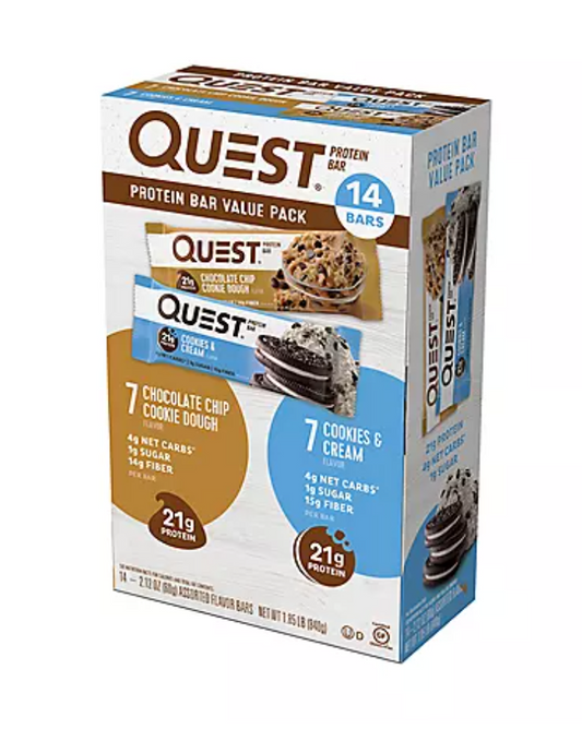Quest Protein Bar Variety Pack - 14ct