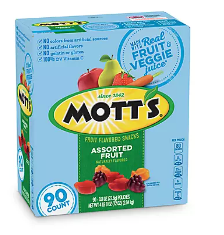 Mott's Fruit Snacks - 90ct
