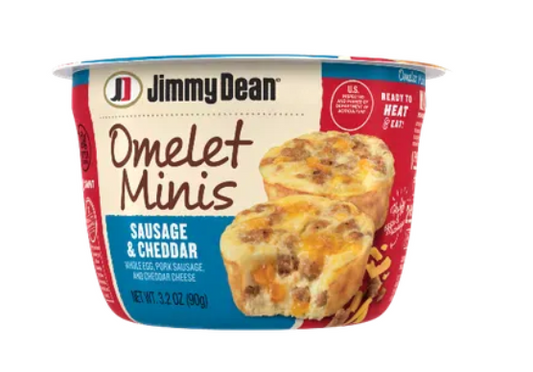 Jimmy Dean Omelet Minis - Sausage & Cheddar - 8pk