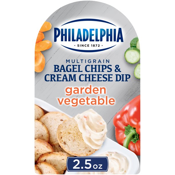 Philadelphia Bagel Chips - Garden Vegetable - 10pk