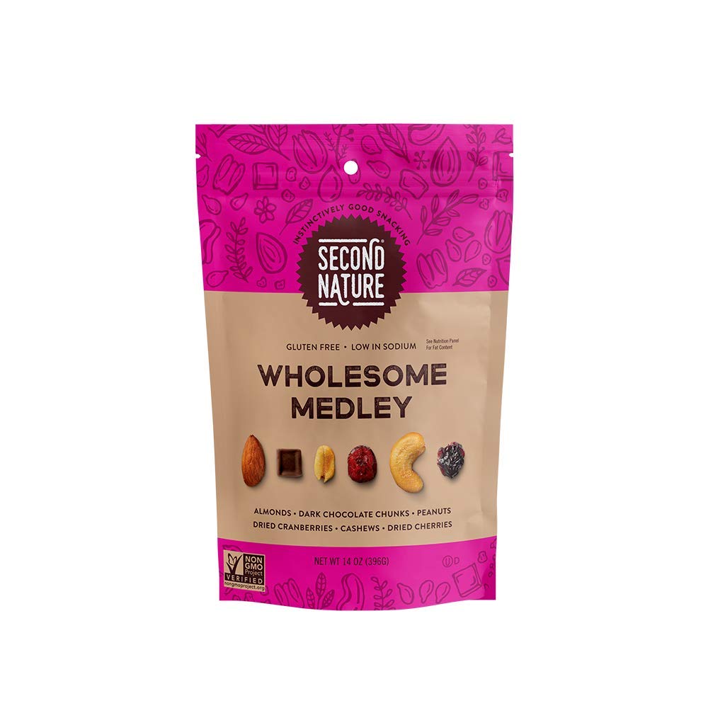 Second Nature Wholesome Medley Trail Mix - 2.25oz; 12pk