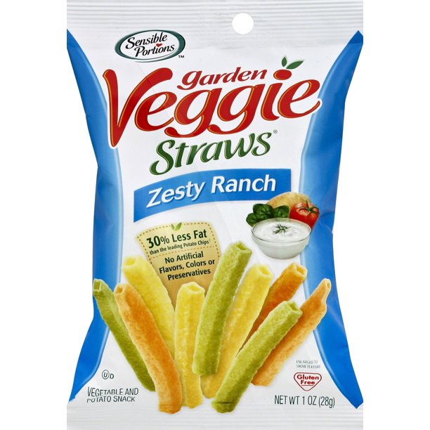 Sensible Portions Garden Zesty Ranch Veggie Straws