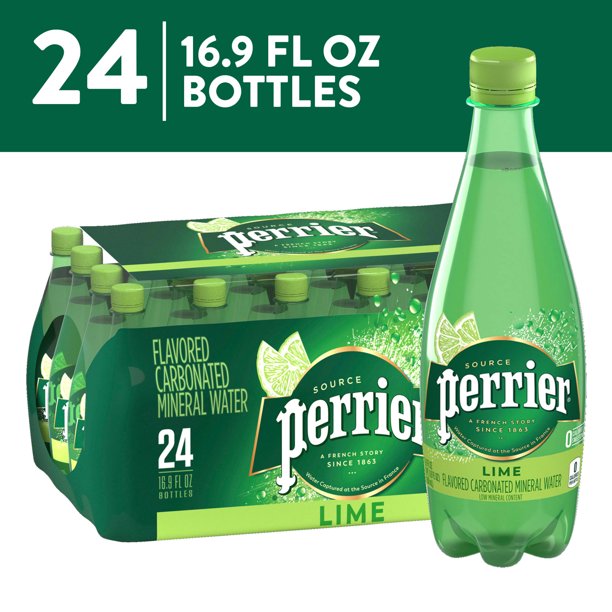 Perrier Lime Flavored Sparkling Water