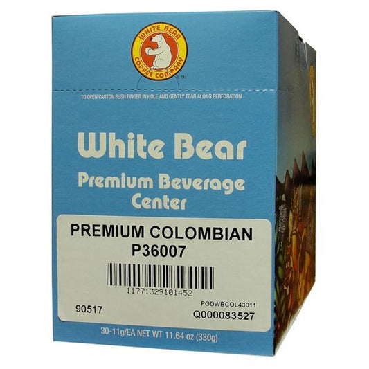 White Bear - Premium Colombian Soft Pod - 30 Count
